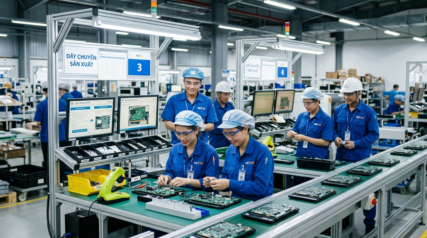 Dịch vụ cung ứng lao động chuyên nghiệp cho các nhà máy tại Hà Nam