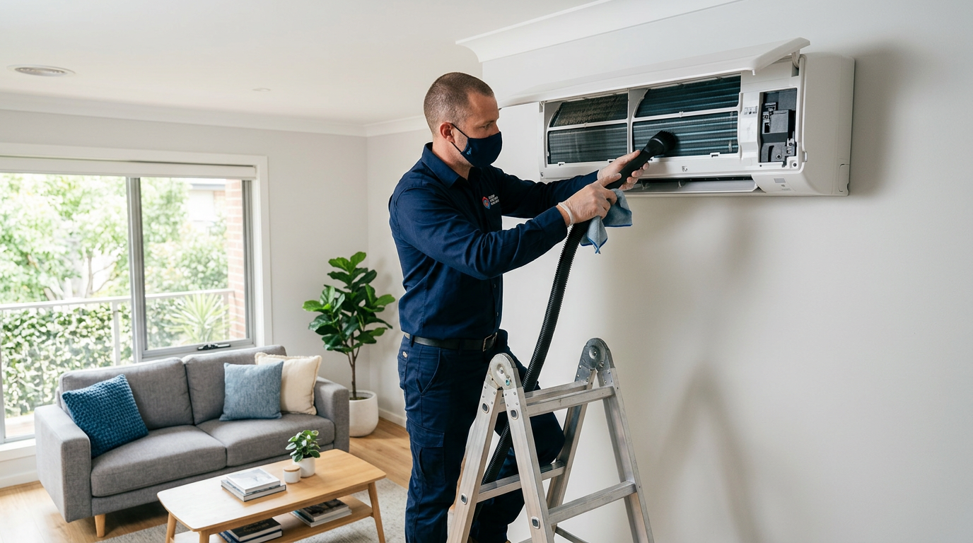 Dịch vụ vệ sinh máy lạnh chuyên nghiệp tại nhà Biên Hòa của HOMAN HOME