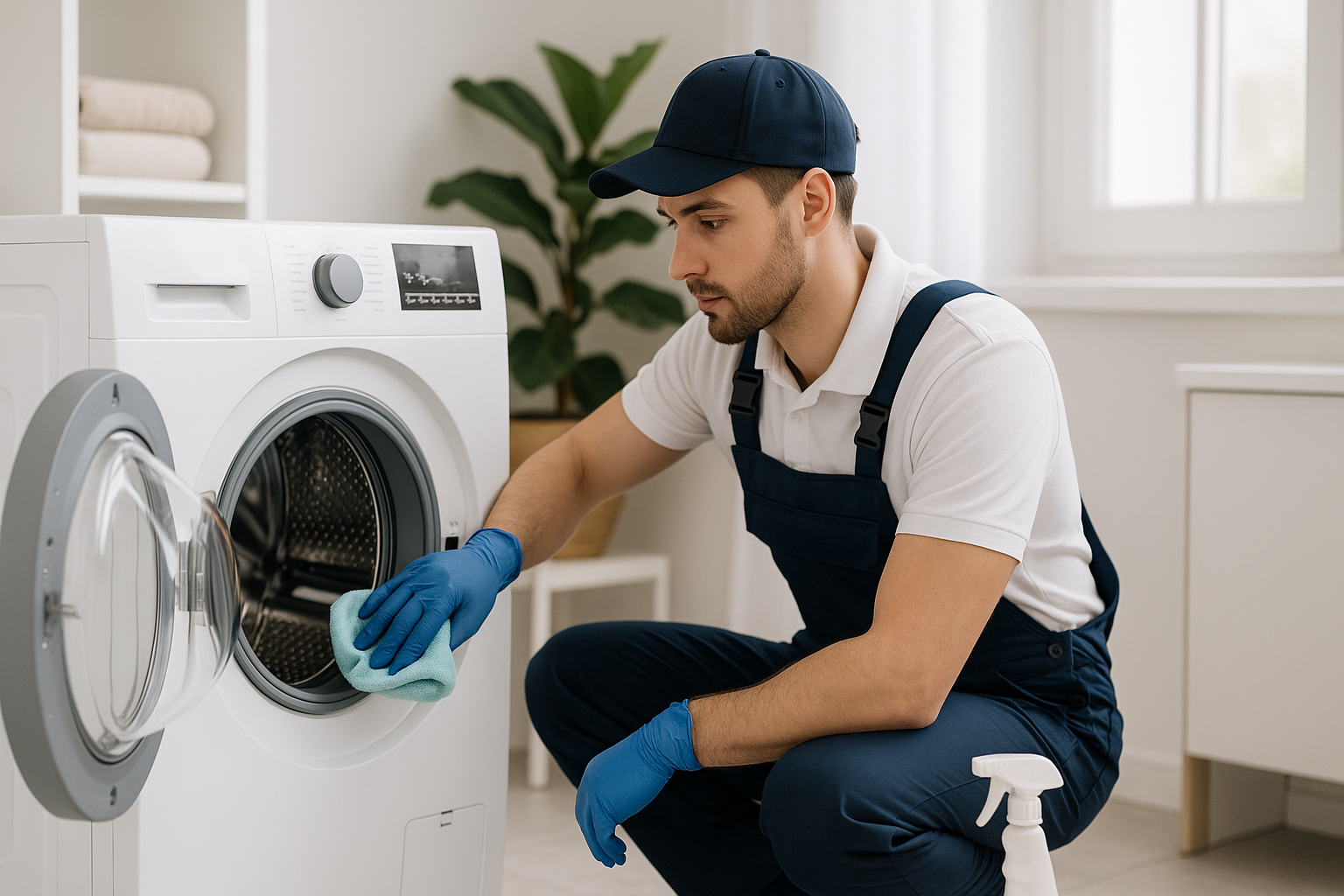 Dịch vụ vệ sinh máy giặt lồng ngang tại Biên Hòa - HOMAN HOME