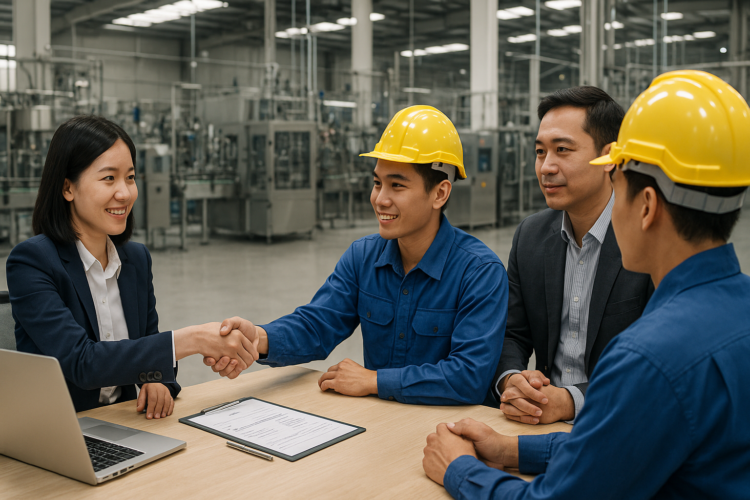 Hình ảnh minh họa chuyên nghiệp về quy trình cung ứng lao động tại Hà Nam.