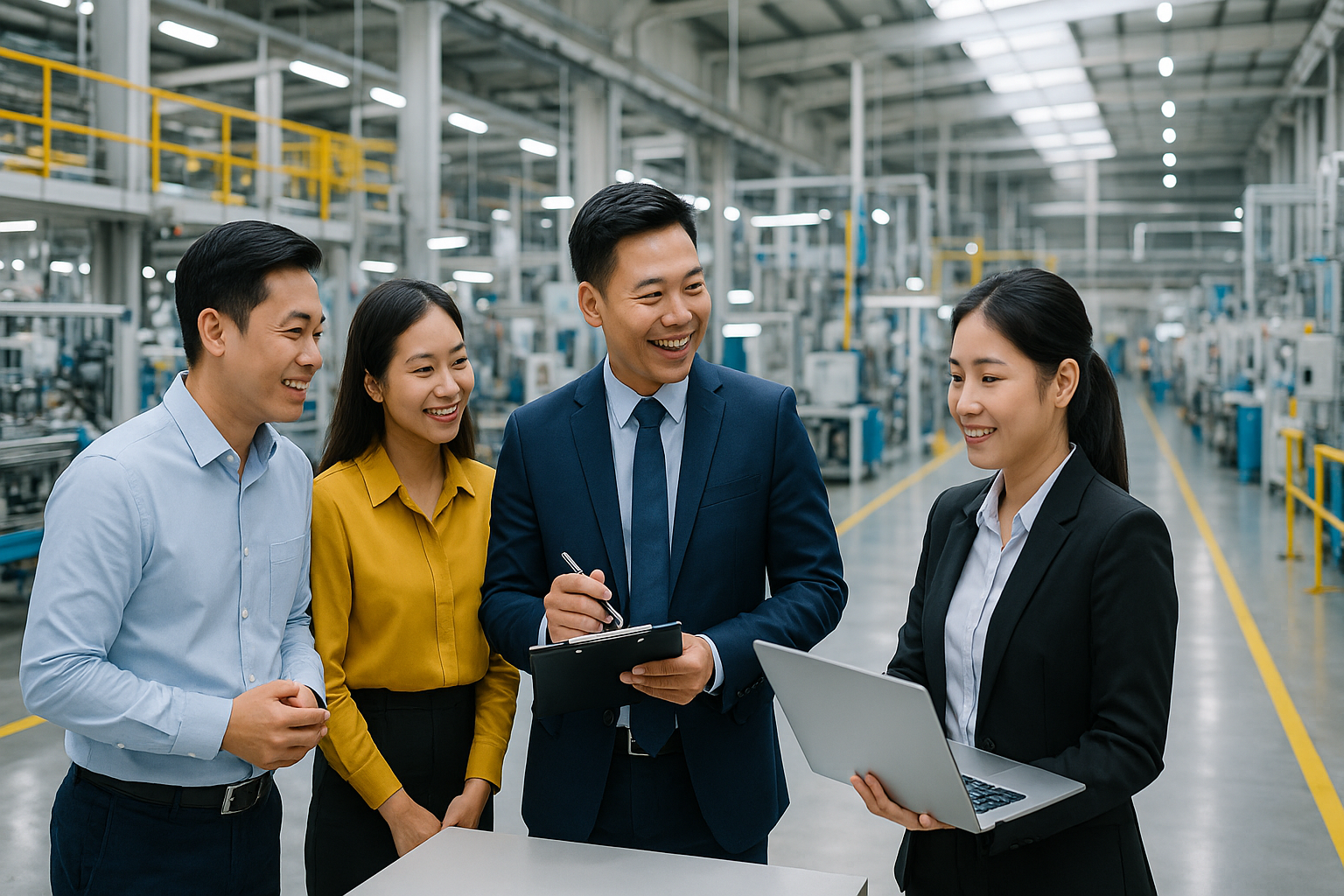 Hình ảnh làm việc tại KCN Đồng Văn III, tuyển dụng lao động phổ thông.
