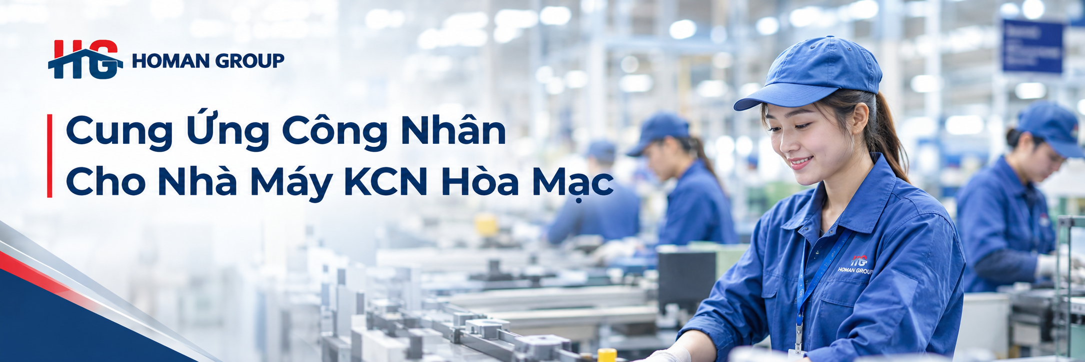 Cung ứng công nhân cho nhà máy KCN Hòa Mạc