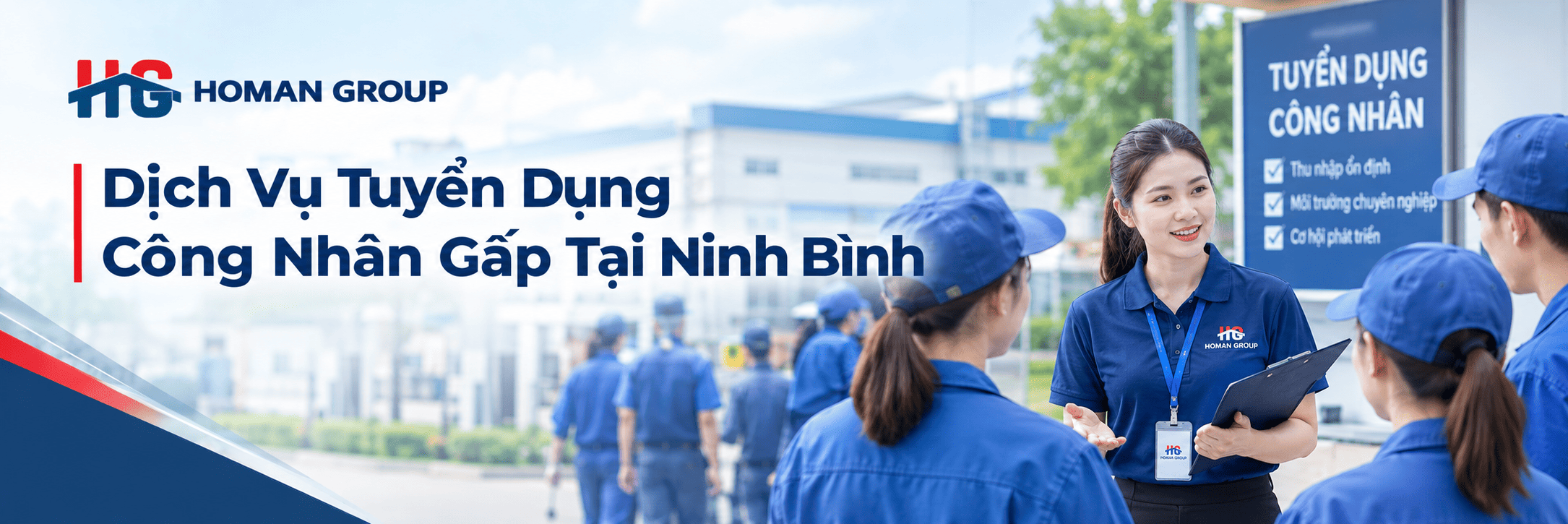 Dịch vụ tuyển dụng công nhân gấp tại Ninh Bình